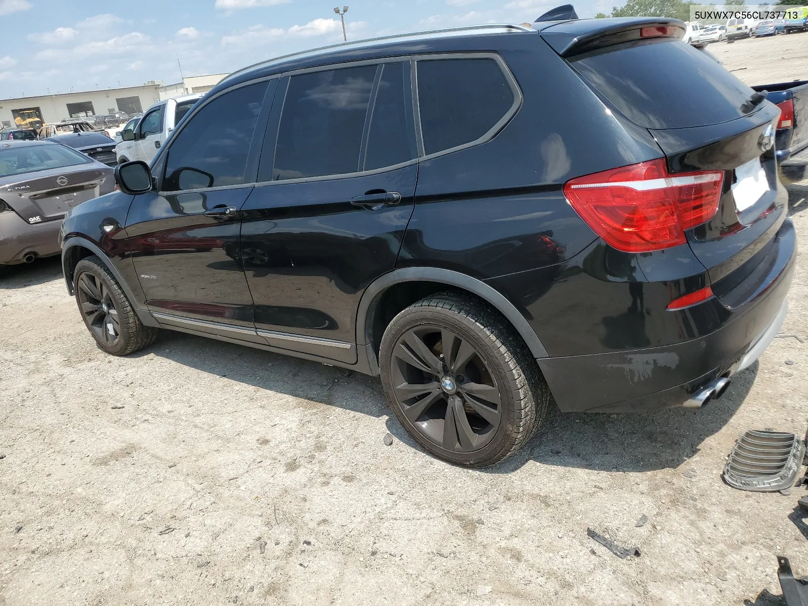 2012 BMW X3 xDrive35I VIN: 5UXWX7C56CL737713 Lot: 62503764