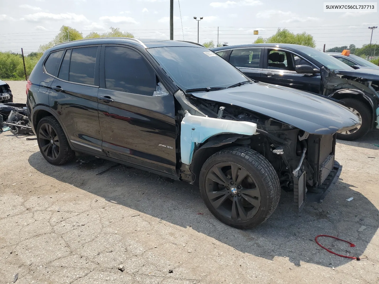 2012 BMW X3 xDrive35I VIN: 5UXWX7C56CL737713 Lot: 62503764