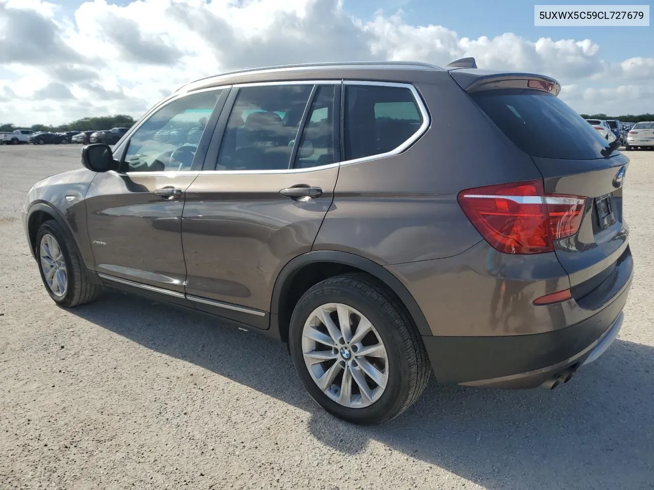 2012 BMW X3 xDrive28I VIN: 5UXWX5C59CL727679 Lot: 65784464