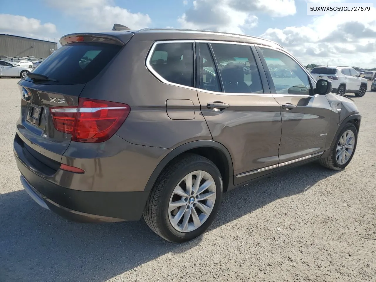 2012 BMW X3 xDrive28I VIN: 5UXWX5C59CL727679 Lot: 65784464