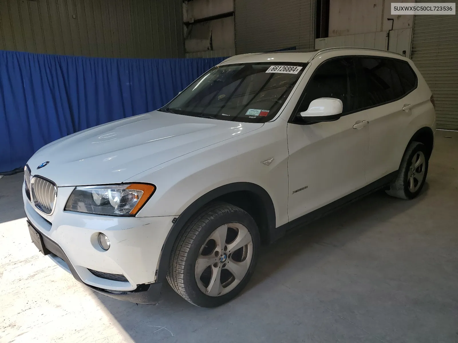 2012 BMW X3 xDrive28I VIN: 5UXWX5C50CL723536 Lot: 66126884