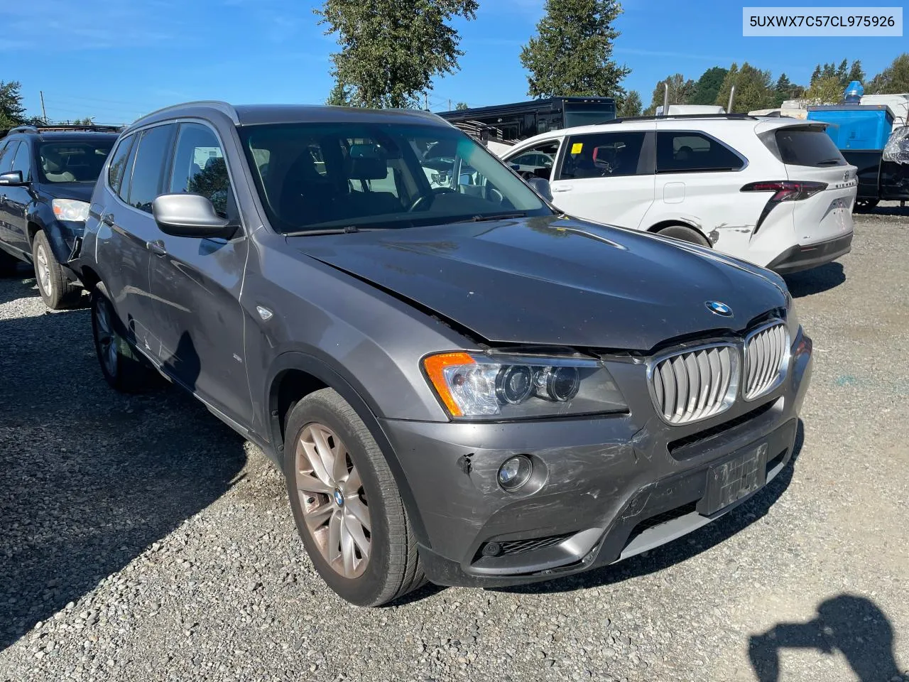 2012 BMW X3 xDrive35I VIN: 5UXWX7C57CL975926 Lot: 67596384