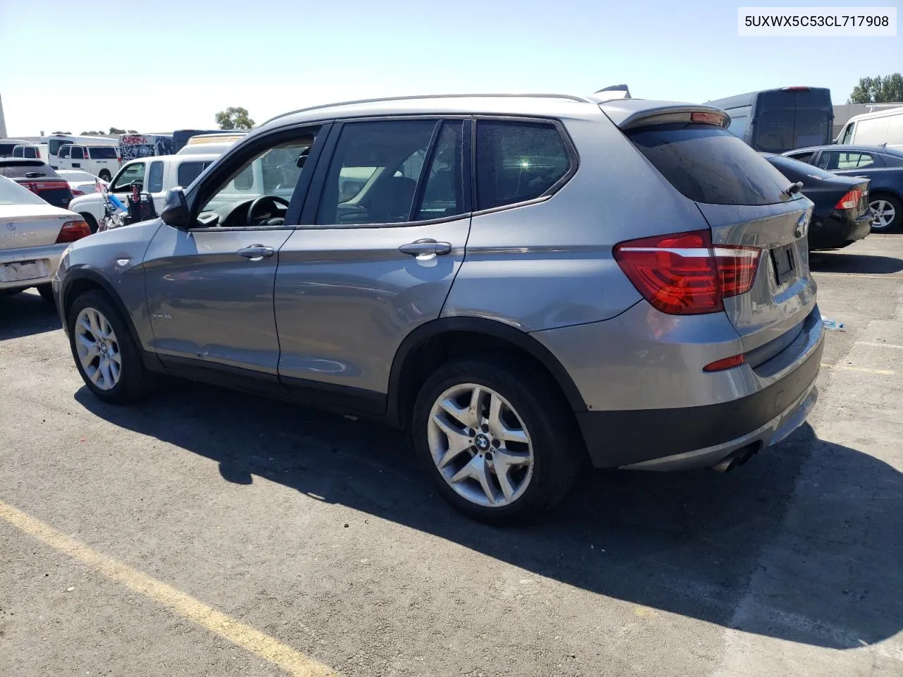 2012 BMW X3 xDrive28I VIN: 5UXWX5C53CL717908 Lot: 69654394