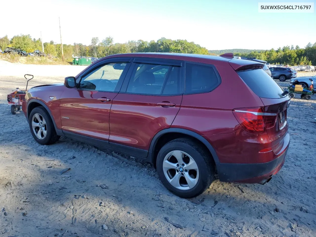 2012 BMW X3 xDrive28I VIN: 5UXWX5C54CL716797 Lot: 70339164