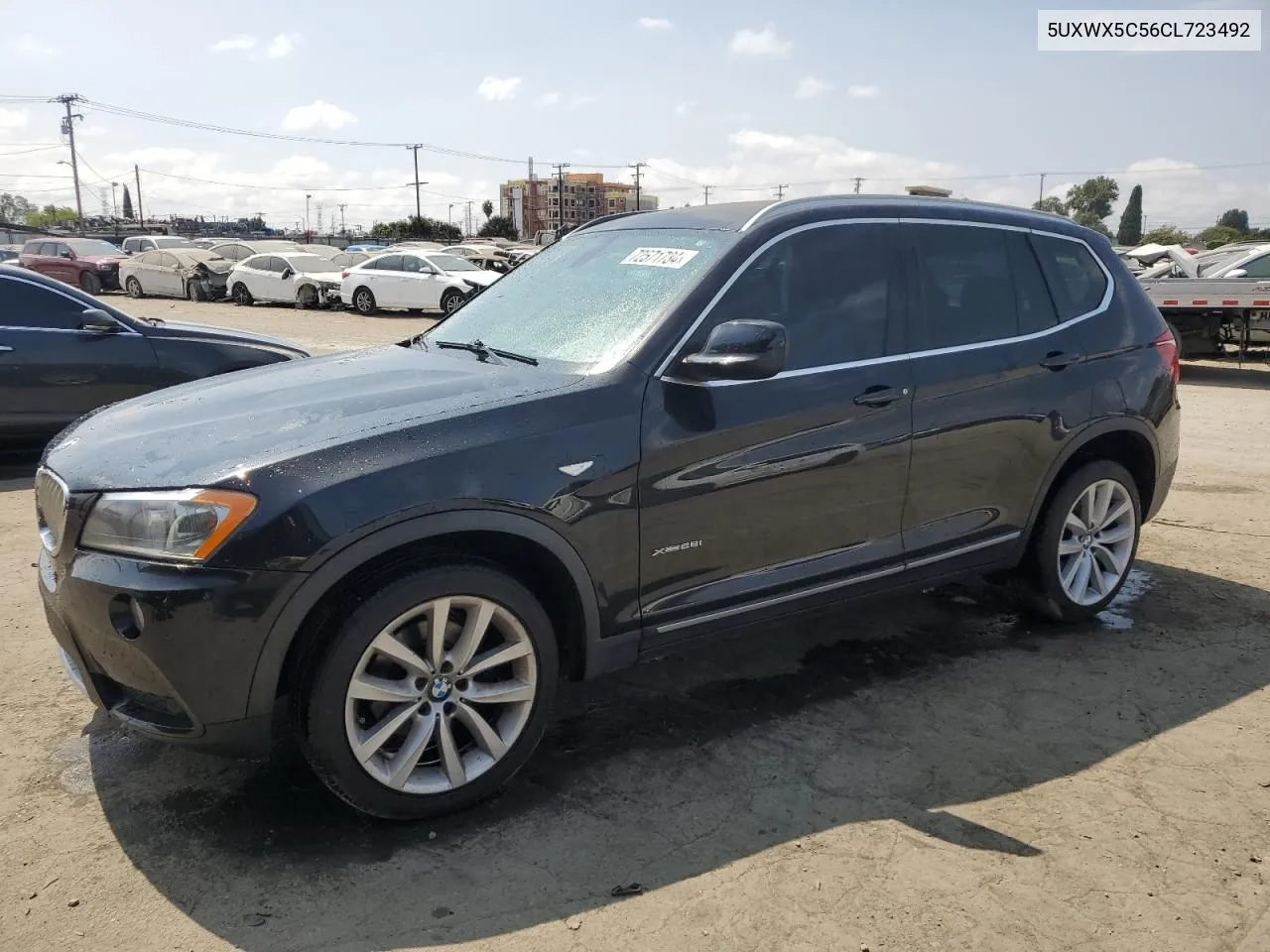 2012 BMW X3 xDrive28I VIN: 5UXWX5C56CL723492 Lot: 72571734