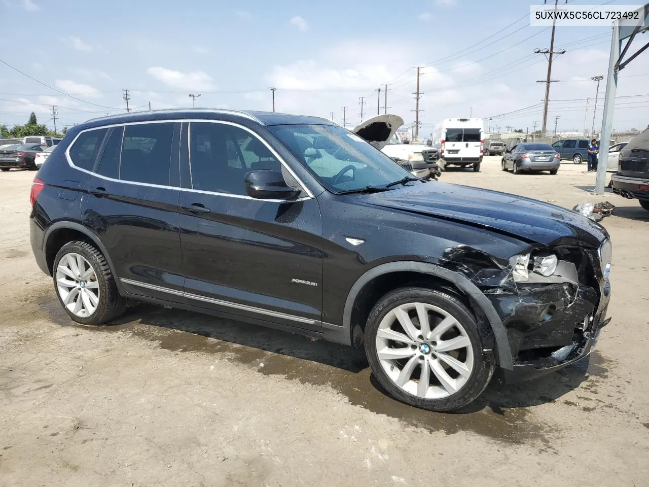 2012 BMW X3 xDrive28I VIN: 5UXWX5C56CL723492 Lot: 72571734