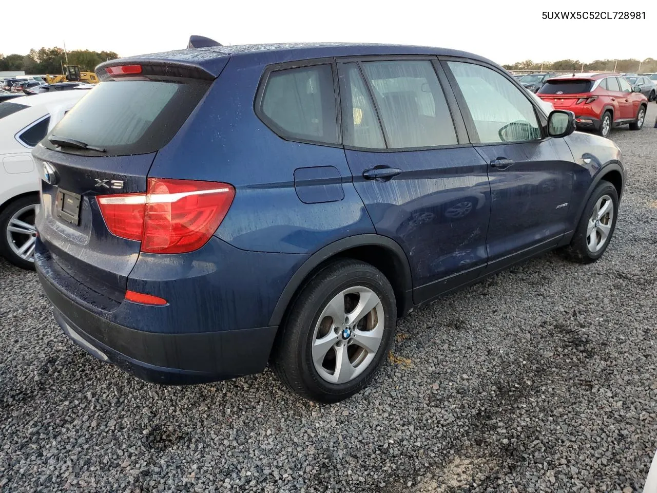 2012 BMW X3 xDrive28I VIN: 5UXWX5C52CL728981 Lot: 73949334