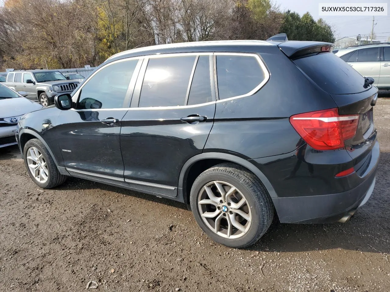 2012 BMW X3 xDrive28I VIN: 5UXWX5C53CL717326 Lot: 78455284