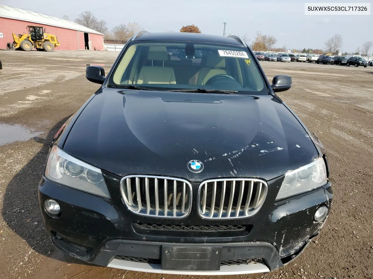 2012 BMW X3 xDrive28I VIN: 5UXWX5C53CL717326 Lot: 78455284