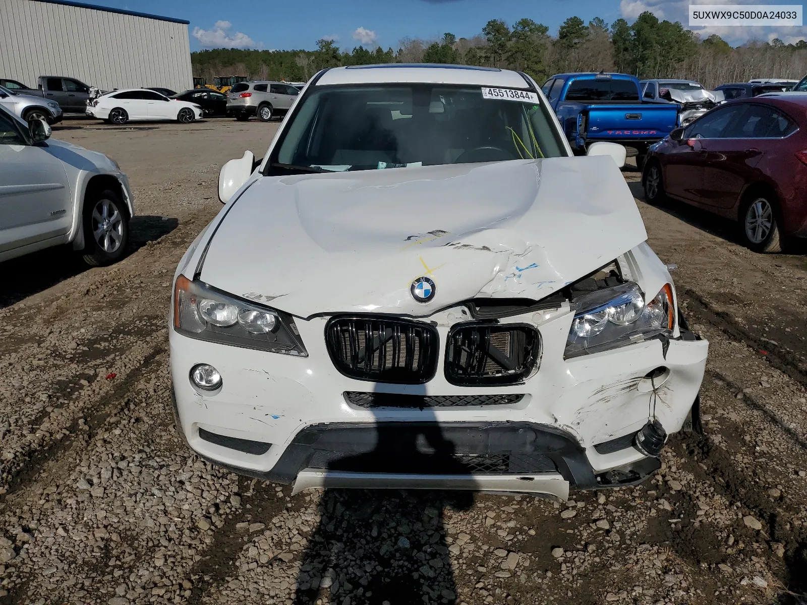 2013 BMW X3 xDrive28I VIN: 5UXWX9C50D0A24033 Lot: 45513844