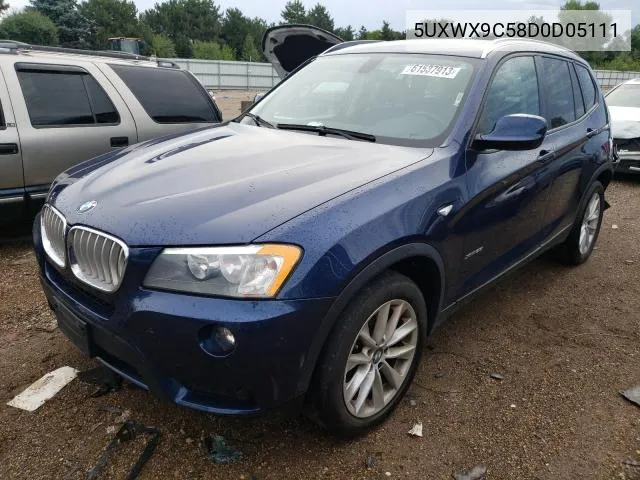 5UXWX9C58D0D05111 2013 BMW X3 xDrive28I