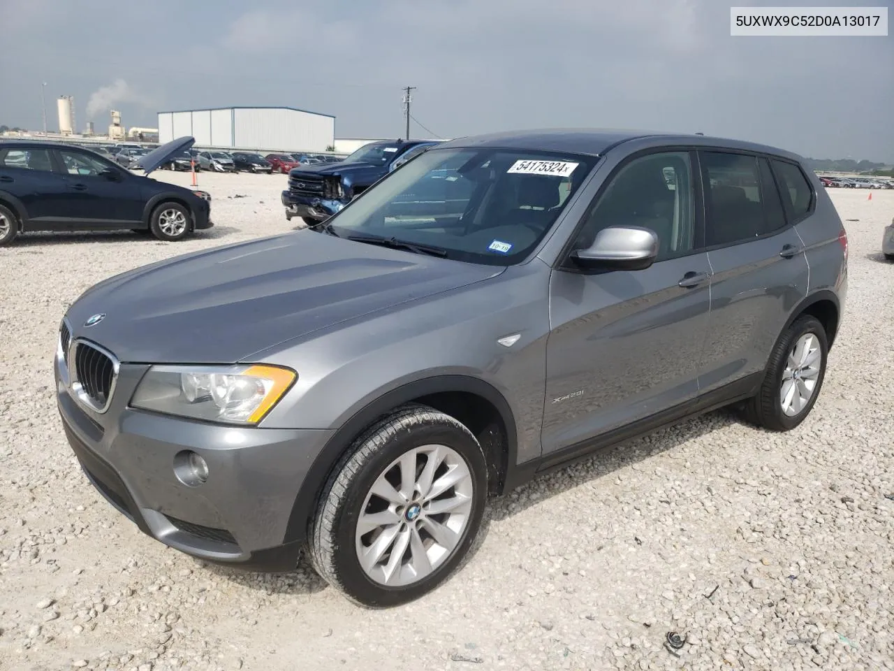 2013 BMW X3 xDrive28I VIN: 5UXWX9C52D0A13017 Lot: 54175324