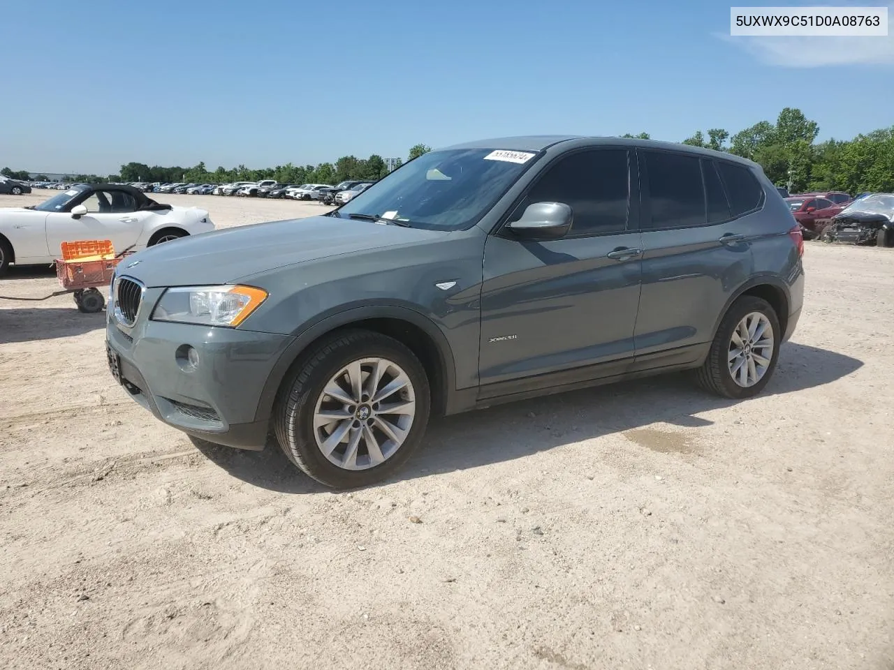 2013 BMW X3 xDrive28I VIN: 5UXWX9C51D0A08763 Lot: 55185624