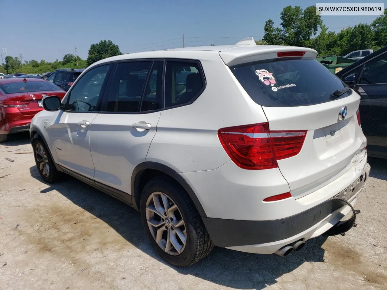 2013 BMW X3 xDrive35I VIN: 5UXWX7C5XDL980619 Lot: 58898323