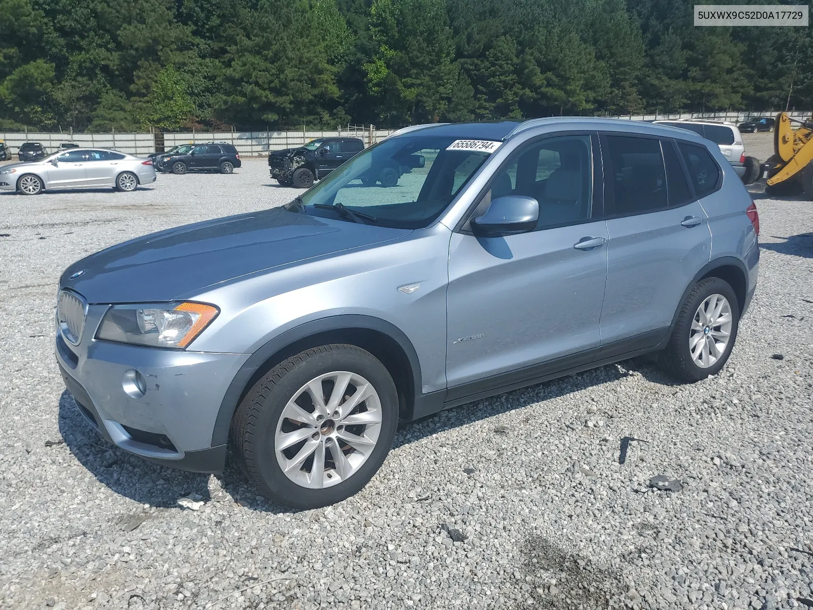 2013 BMW X3 xDrive28I VIN: 5UXWX9C52D0A17729 Lot: 65586794