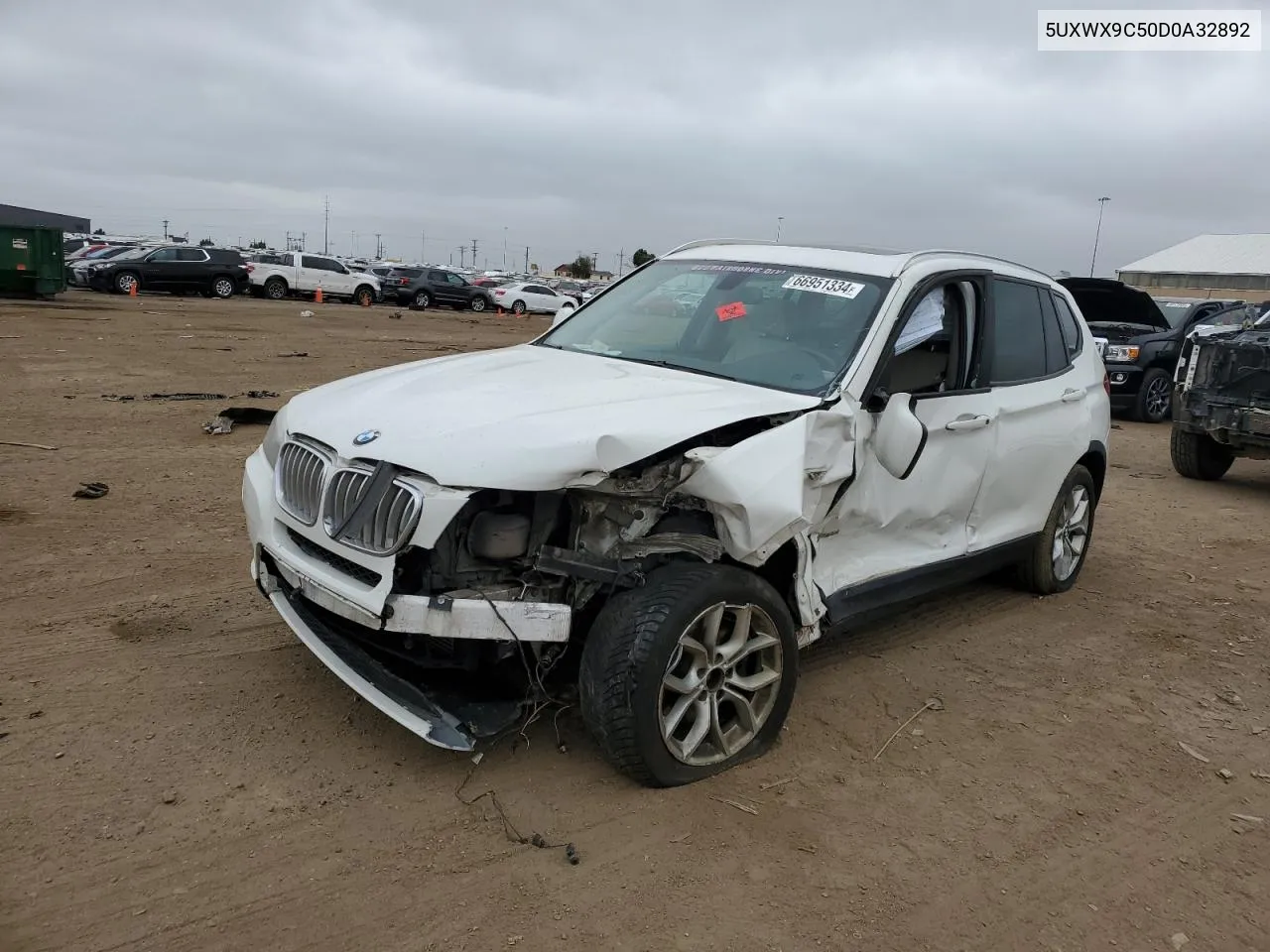 2013 BMW X3 xDrive28I VIN: 5UXWX9C50D0A32892 Lot: 66951334