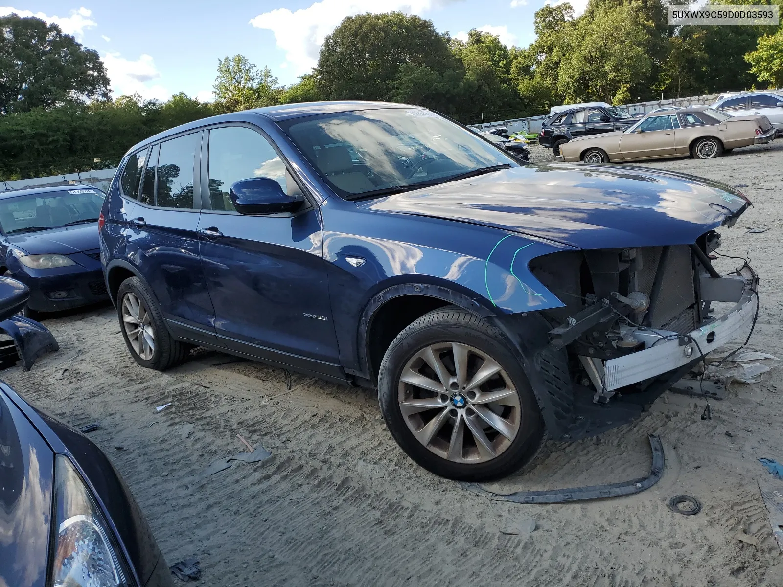 5UXWX9C59D0D03593 2013 BMW X3 xDrive28I