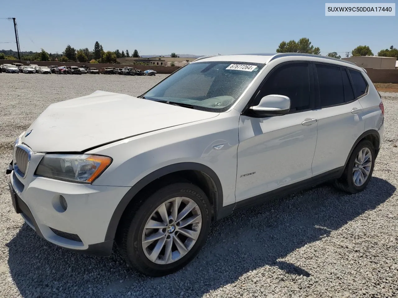 2013 BMW X3 xDrive28I VIN: 5UXWX9C50D0A17440 Lot: 67677264