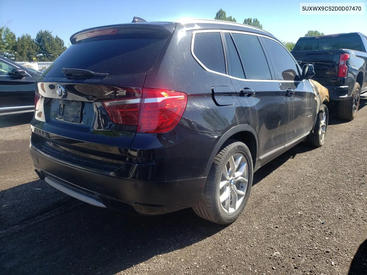 2013 BMW X3 xDrive28I VIN: 5UXWX9C52D0D07470 Lot: 68050054