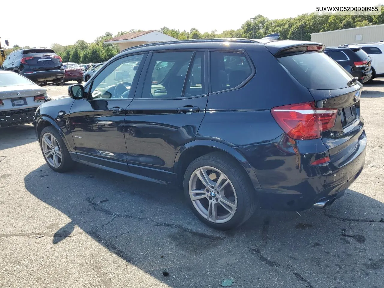 2013 BMW X3 xDrive28I VIN: 5UXWX9C52D0D00955 Lot: 68097844