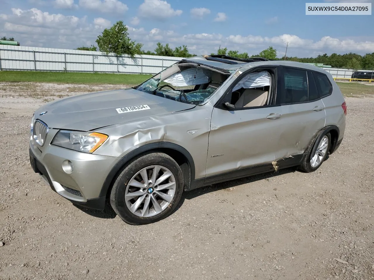 2013 BMW X3 xDrive28I VIN: 5UXWX9C54D0A27095 Lot: 68108354