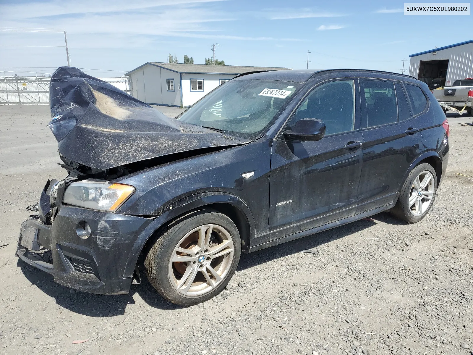 2013 BMW X3 xDrive35I VIN: 5UXWX7C5XDL980202 Lot: 68307224