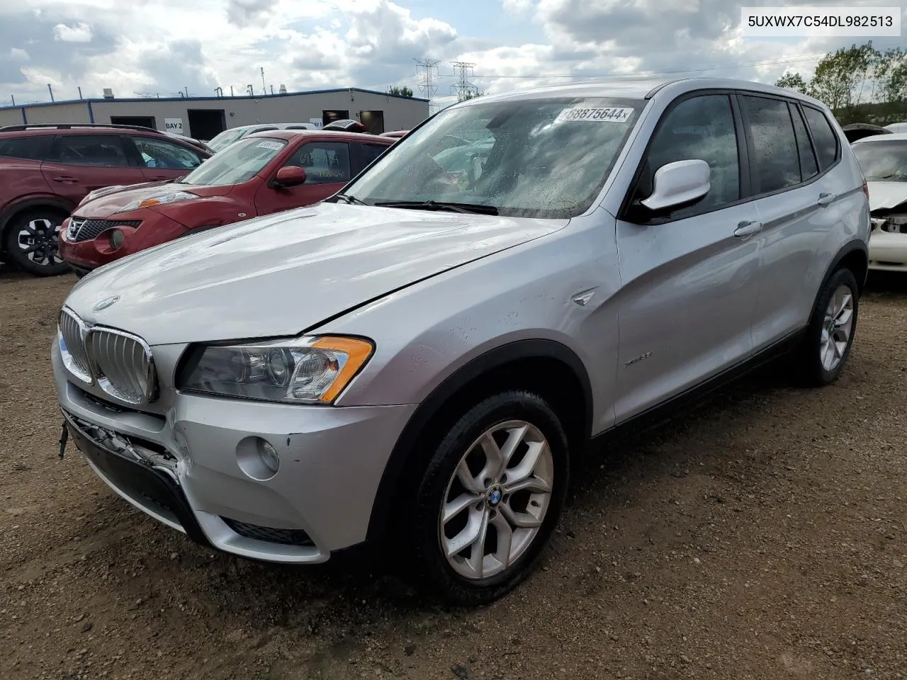 2013 BMW X3 xDrive35I VIN: 5UXWX7C54DL982513 Lot: 68875644