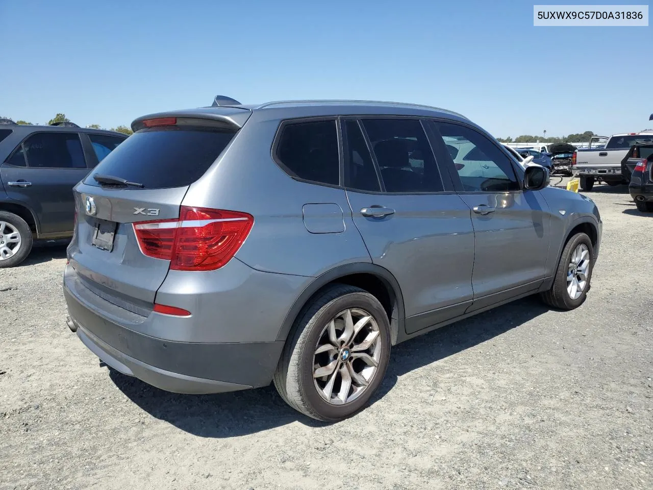 2013 BMW X3 xDrive28I VIN: 5UXWX9C57D0A31836 Lot: 69346424