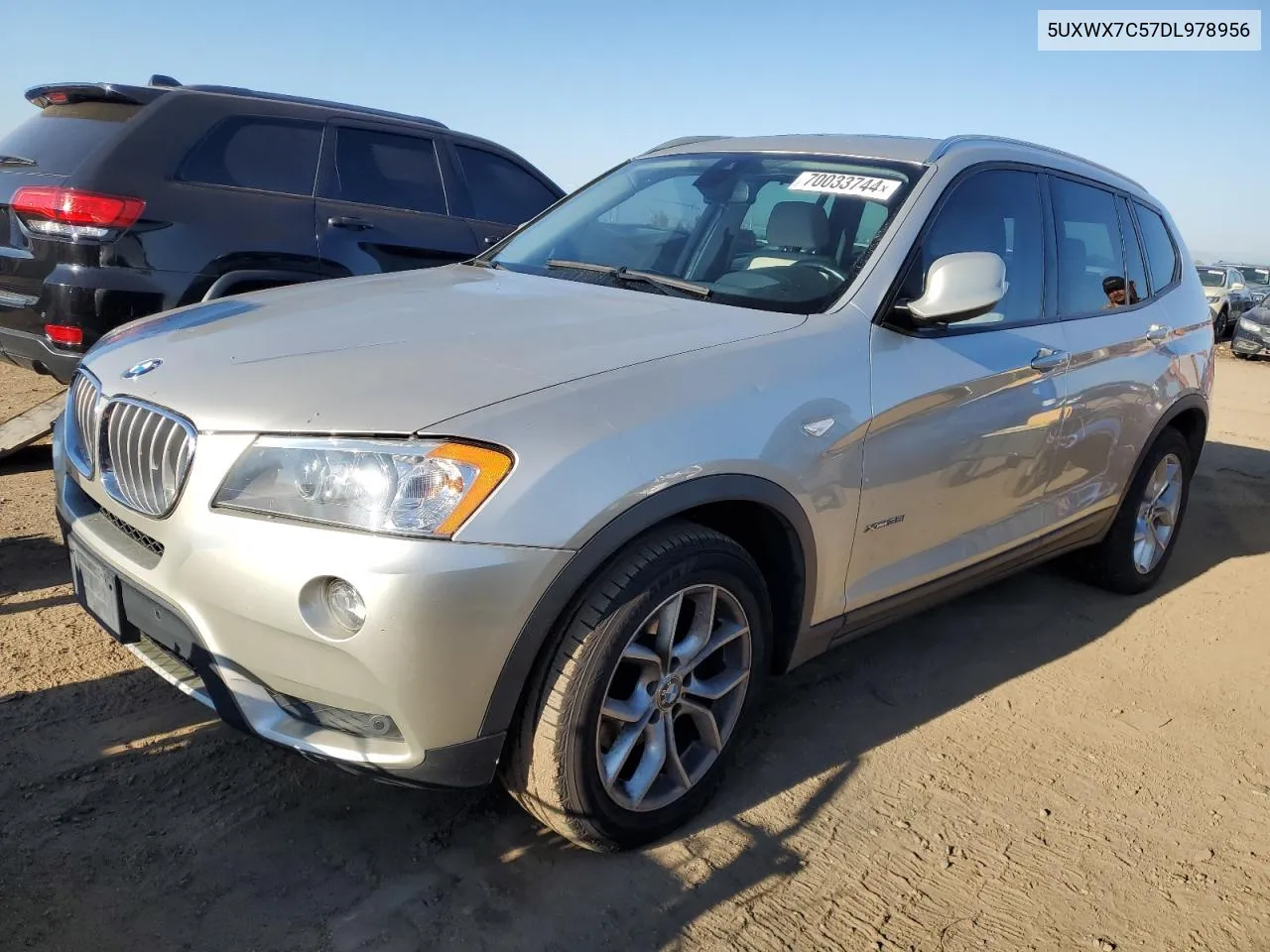 2013 BMW X3 xDrive35I VIN: 5UXWX7C57DL978956 Lot: 70033744