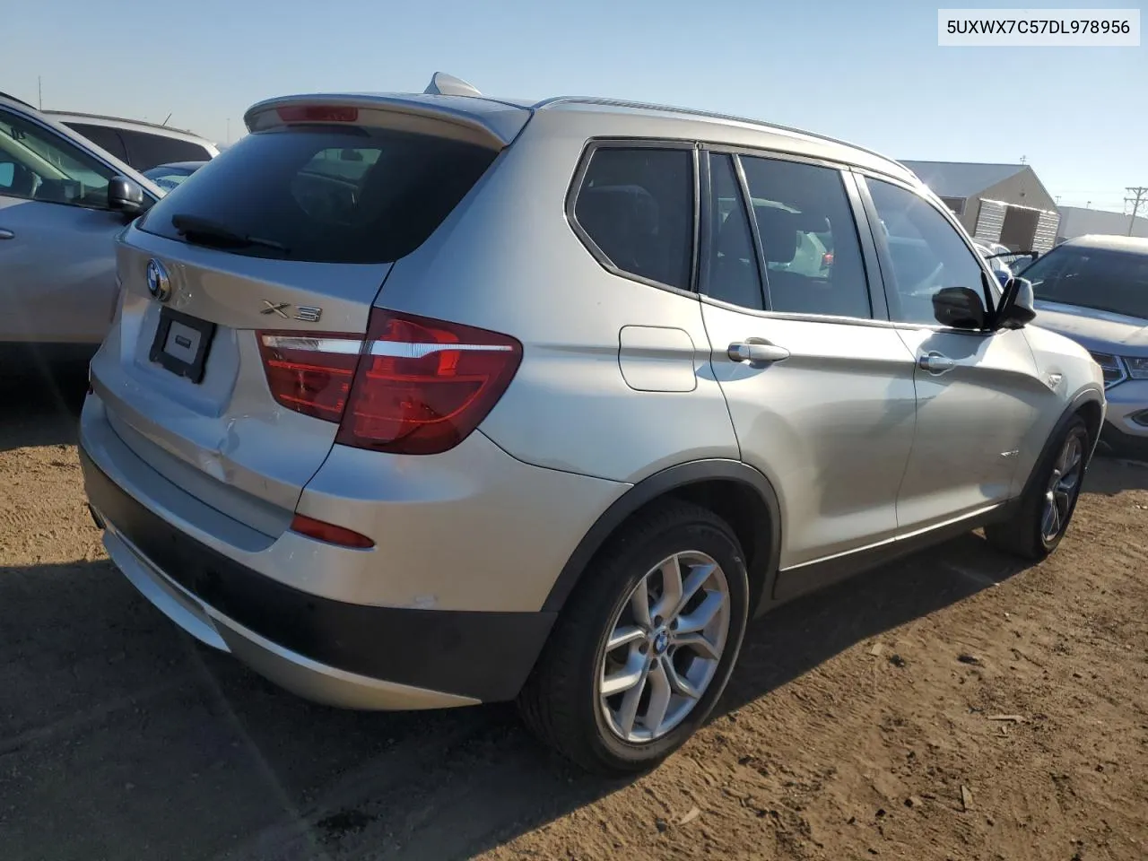 2013 BMW X3 xDrive35I VIN: 5UXWX7C57DL978956 Lot: 70033744