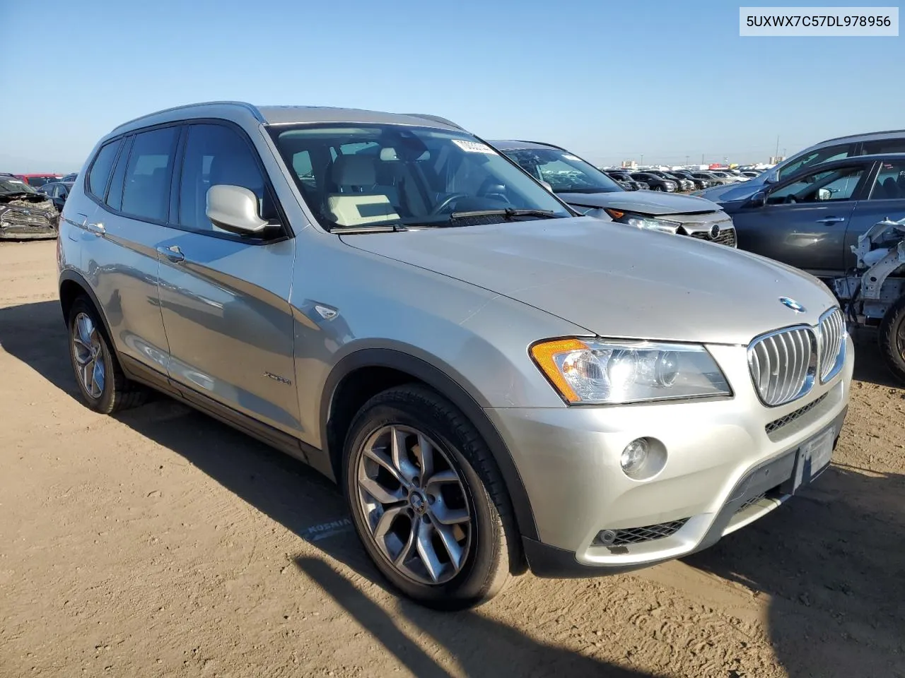 2013 BMW X3 xDrive35I VIN: 5UXWX7C57DL978956 Lot: 70033744