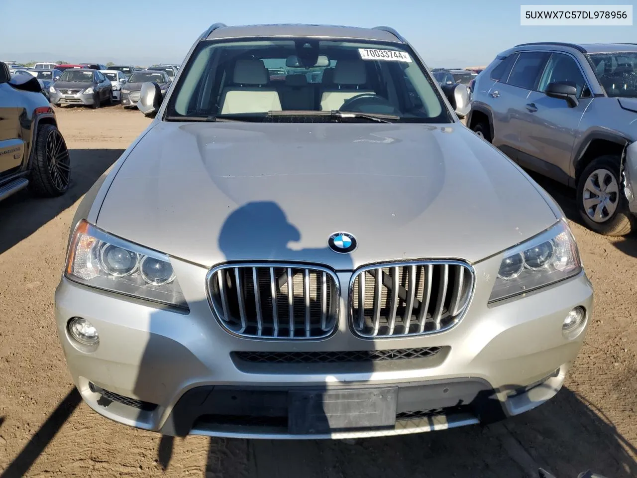 2013 BMW X3 xDrive35I VIN: 5UXWX7C57DL978956 Lot: 70033744