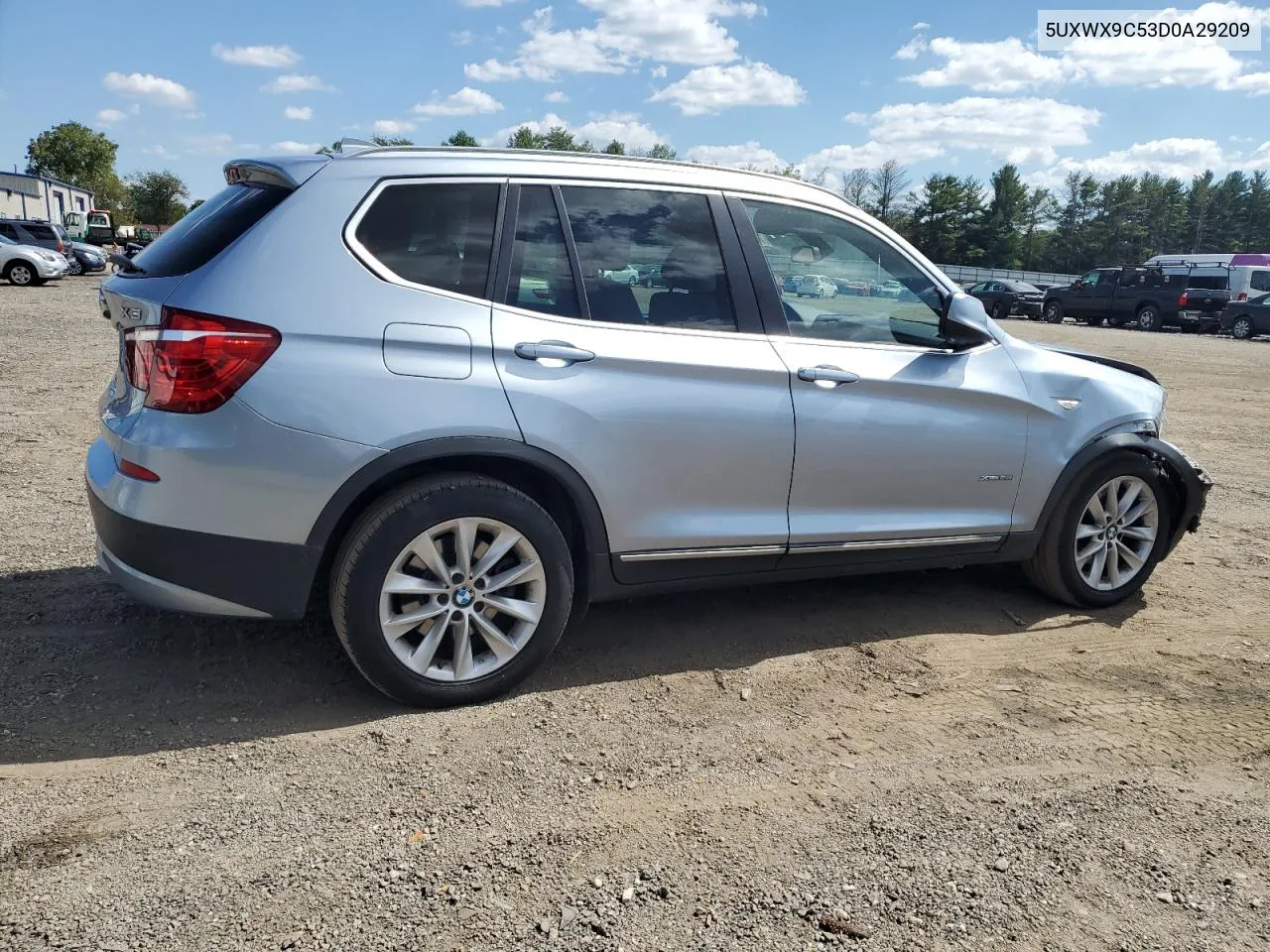 2013 BMW X3 xDrive28I VIN: 5UXWX9C53D0A29209 Lot: 70282024