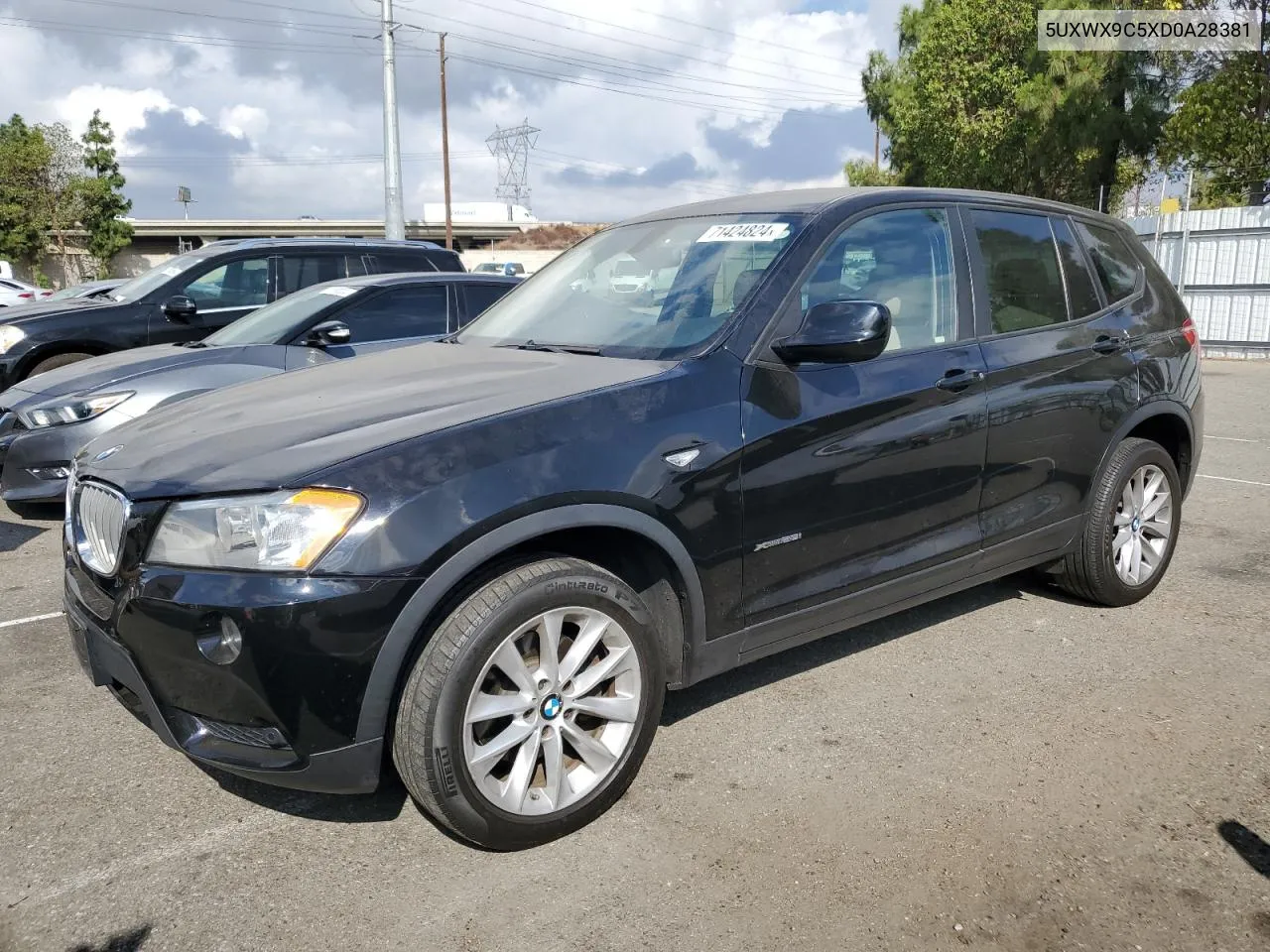 2013 BMW X3 xDrive28I VIN: 5UXWX9C5XD0A28381 Lot: 71424824