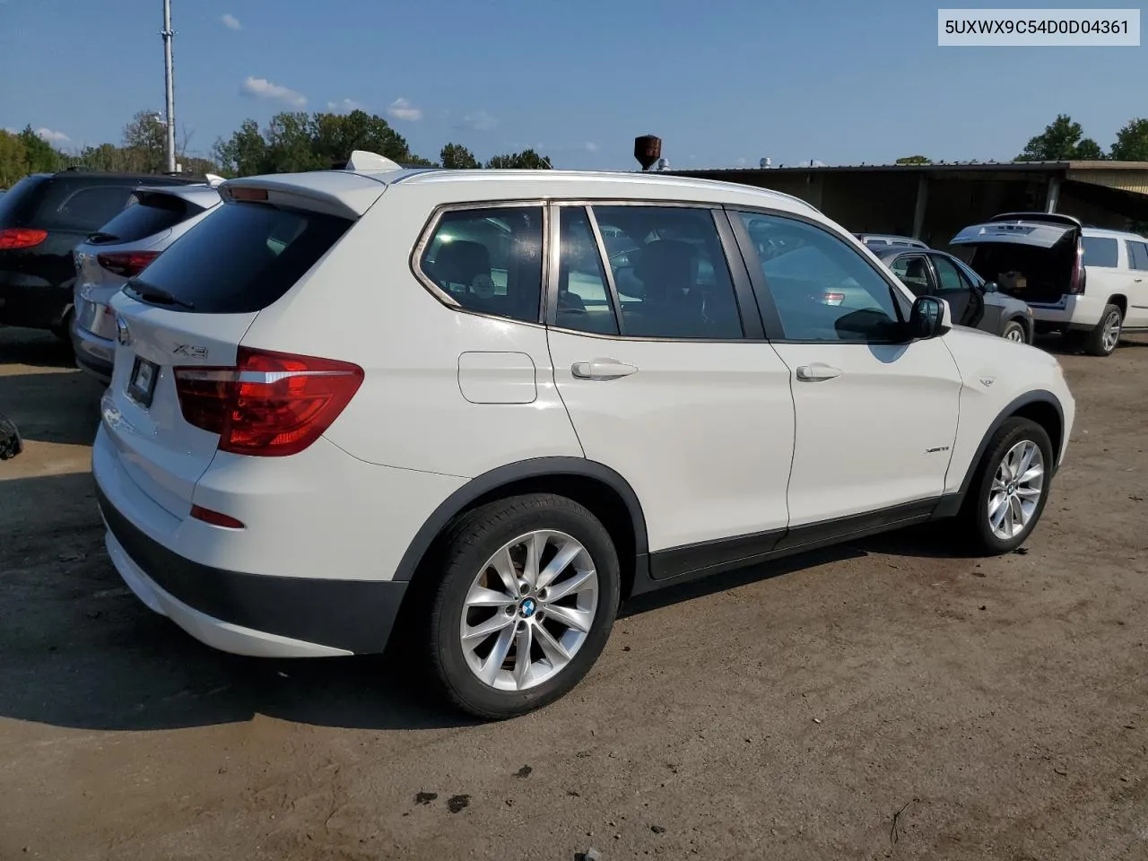 2013 BMW X3 xDrive28I VIN: 5UXWX9C54D0D04361 Lot: 71603304