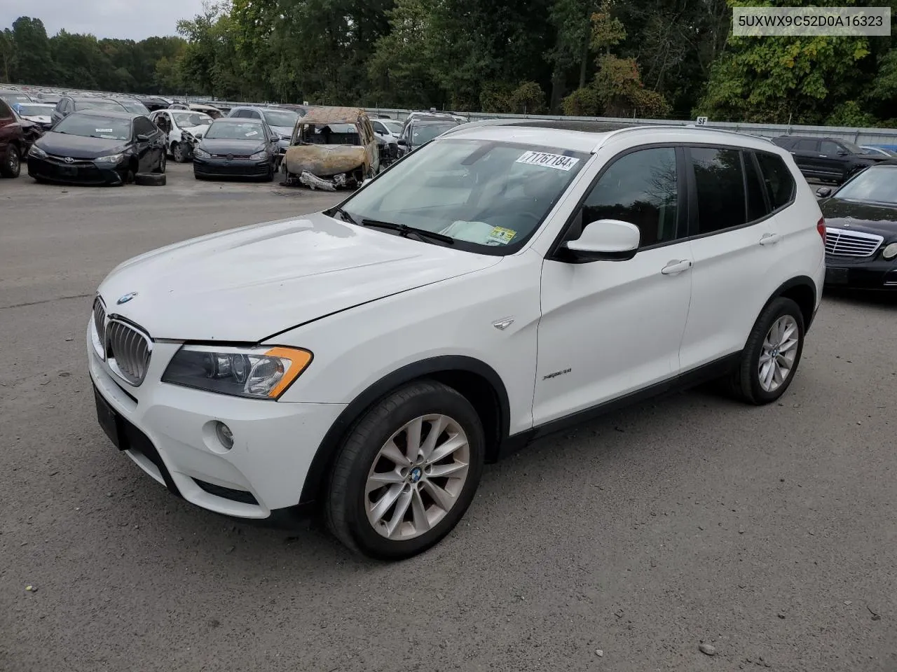 2013 BMW X3 xDrive28I VIN: 5UXWX9C52D0A16323 Lot: 71767184