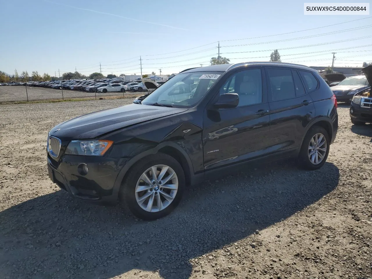 2013 BMW X3 xDrive28I VIN: 5UXWX9C54D0D00844 Lot: 71954874