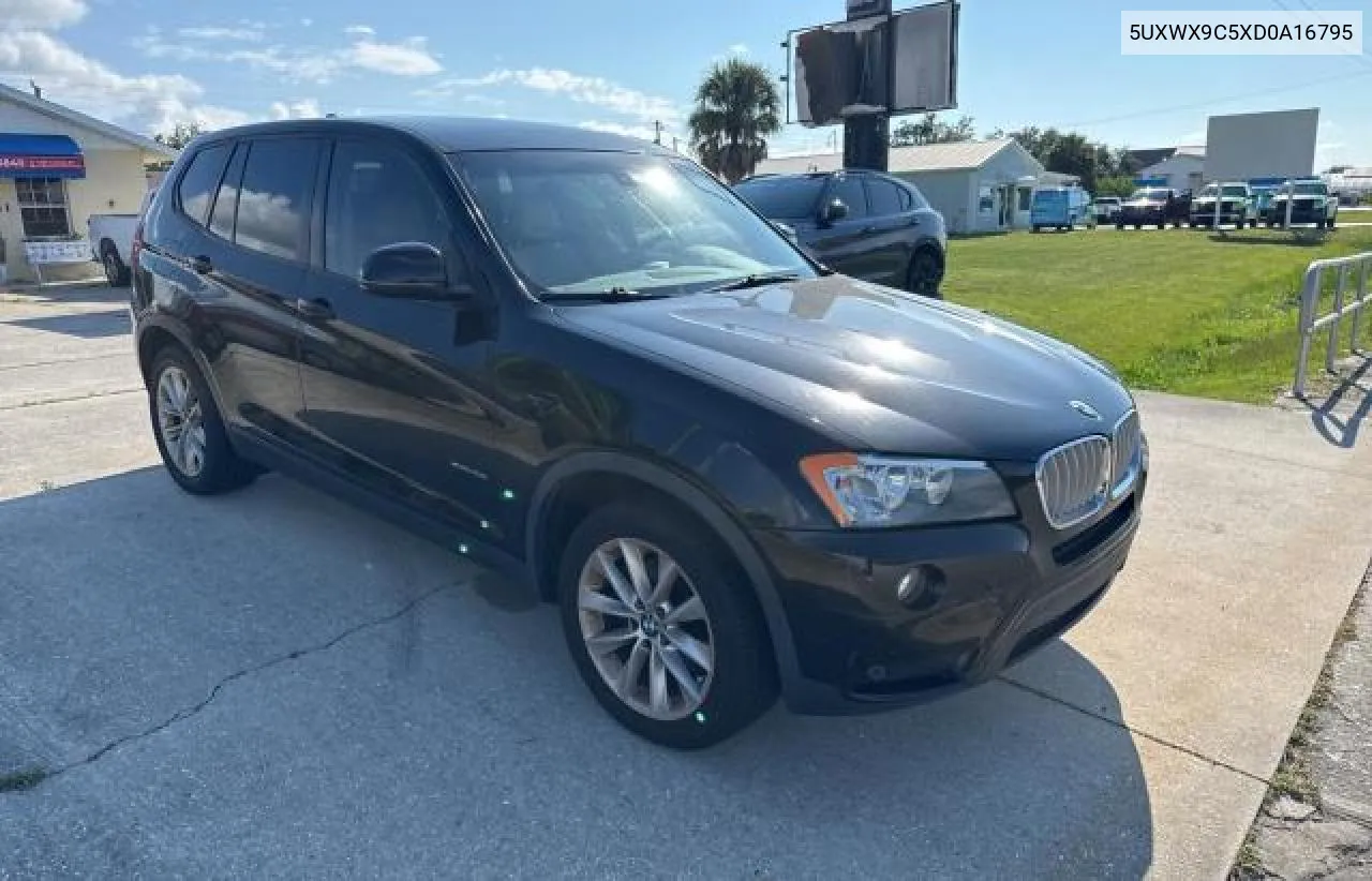 2013 BMW X3 xDrive28I VIN: 5UXWX9C5XD0A16795 Lot: 72263534