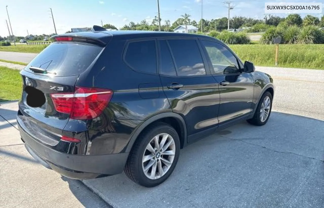 2013 BMW X3 xDrive28I VIN: 5UXWX9C5XD0A16795 Lot: 72263534