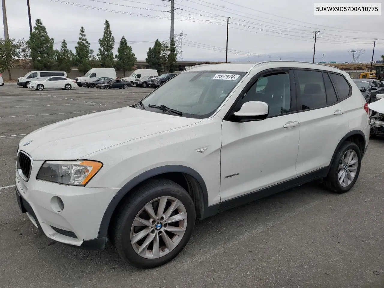 2013 BMW X3 xDrive28I VIN: 5UXWX9C57D0A10775 Lot: 72391974