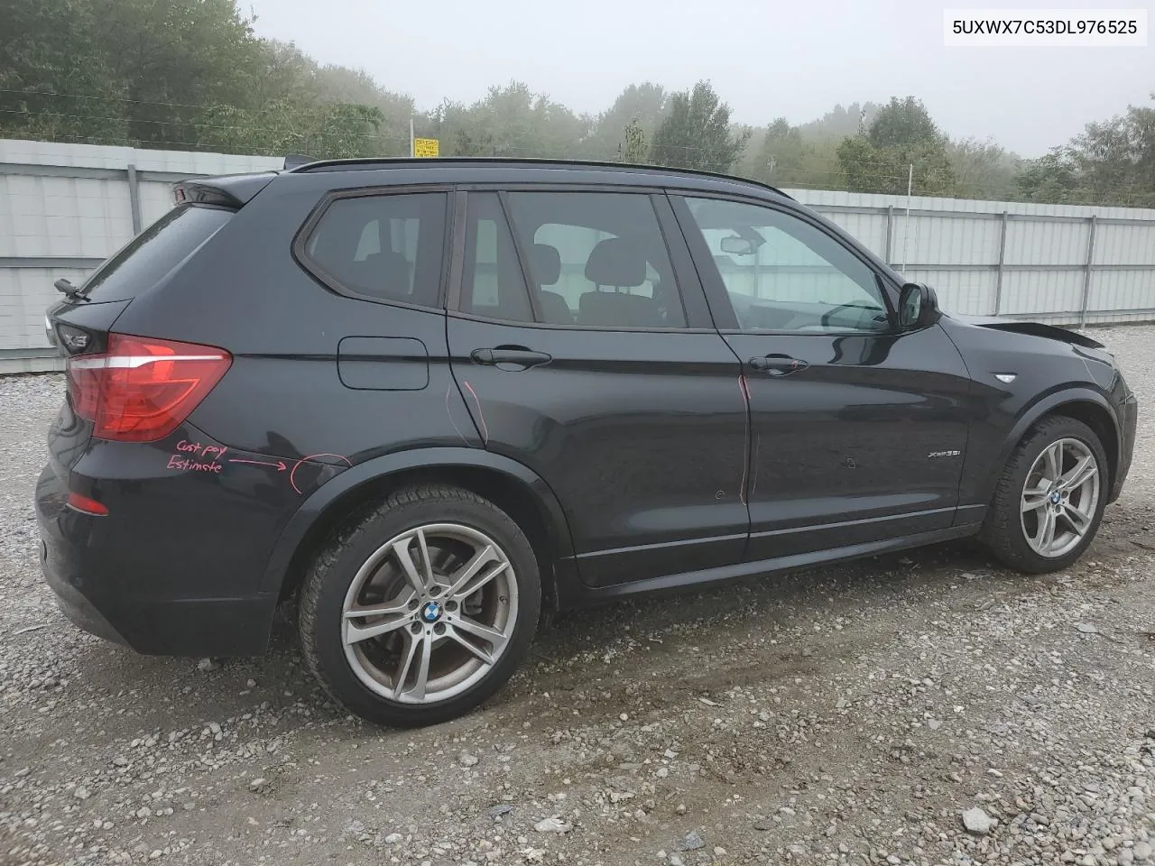 2013 BMW X3 xDrive35I VIN: 5UXWX7C53DL976525 Lot: 72705284