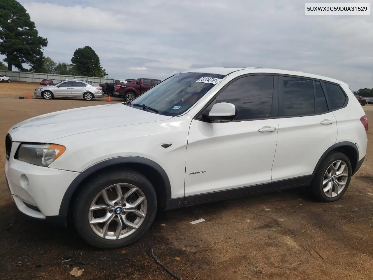 2013 BMW X3 xDrive28I VIN: 5UXWX9C59D0A31529 Lot: 73144714