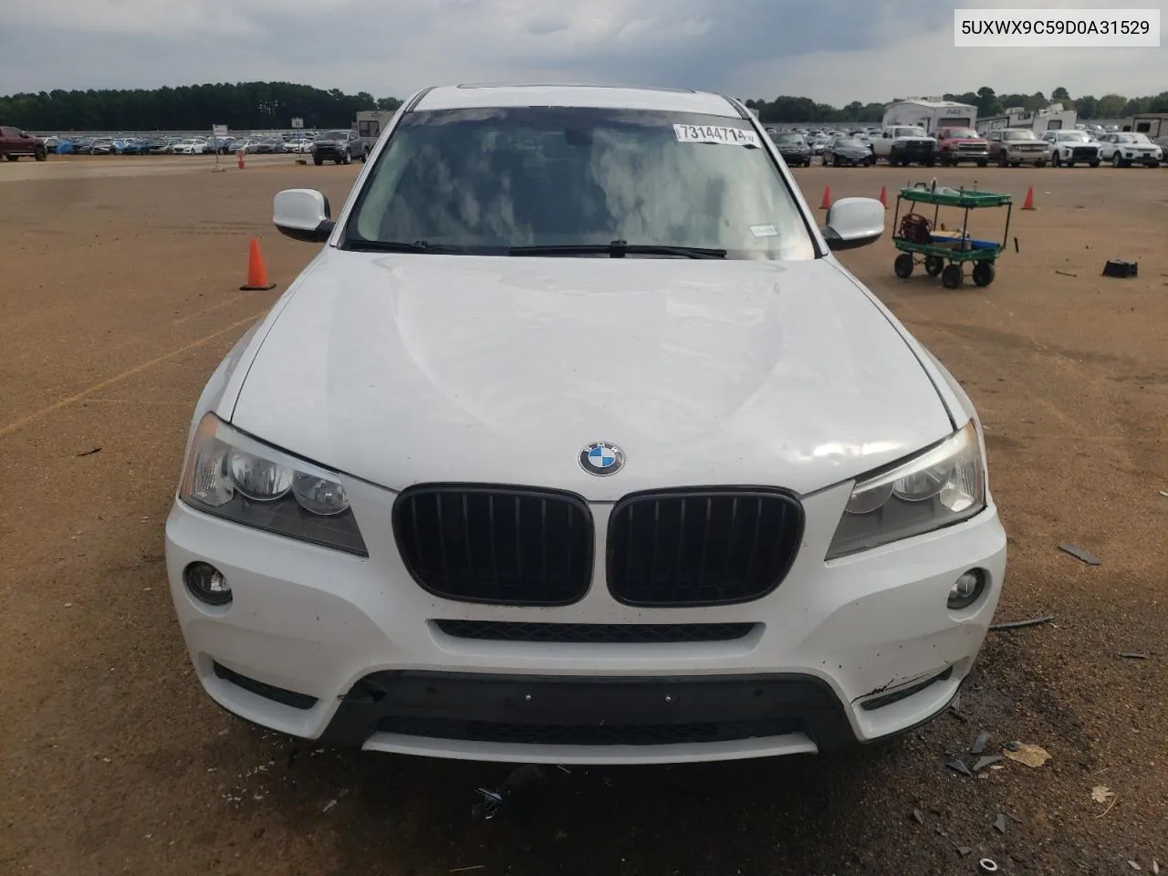 2013 BMW X3 xDrive28I VIN: 5UXWX9C59D0A31529 Lot: 73144714