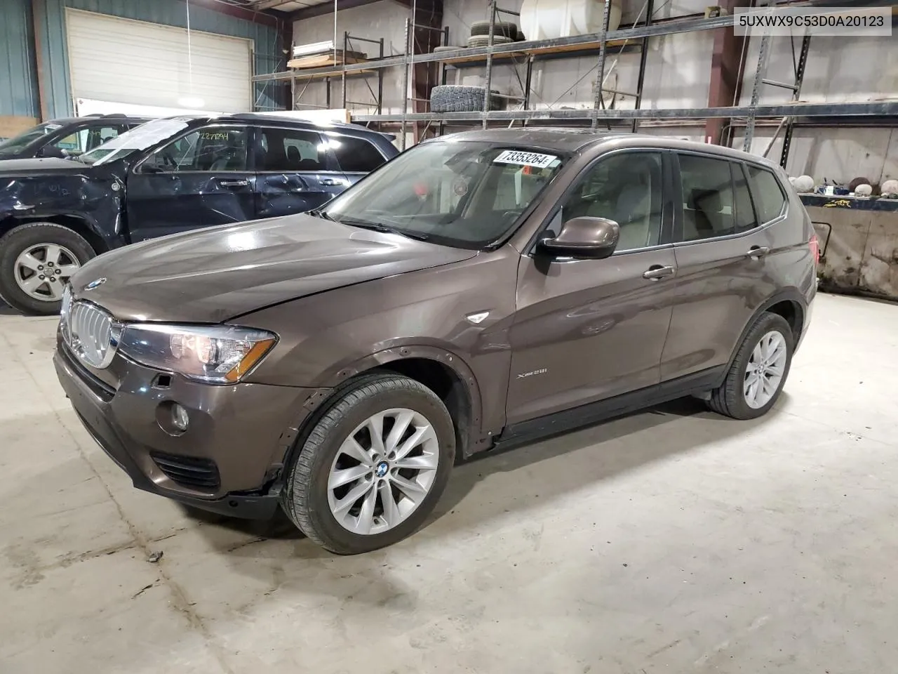 2013 BMW X3 xDrive28I VIN: 5UXWX9C53D0A20123 Lot: 73353264