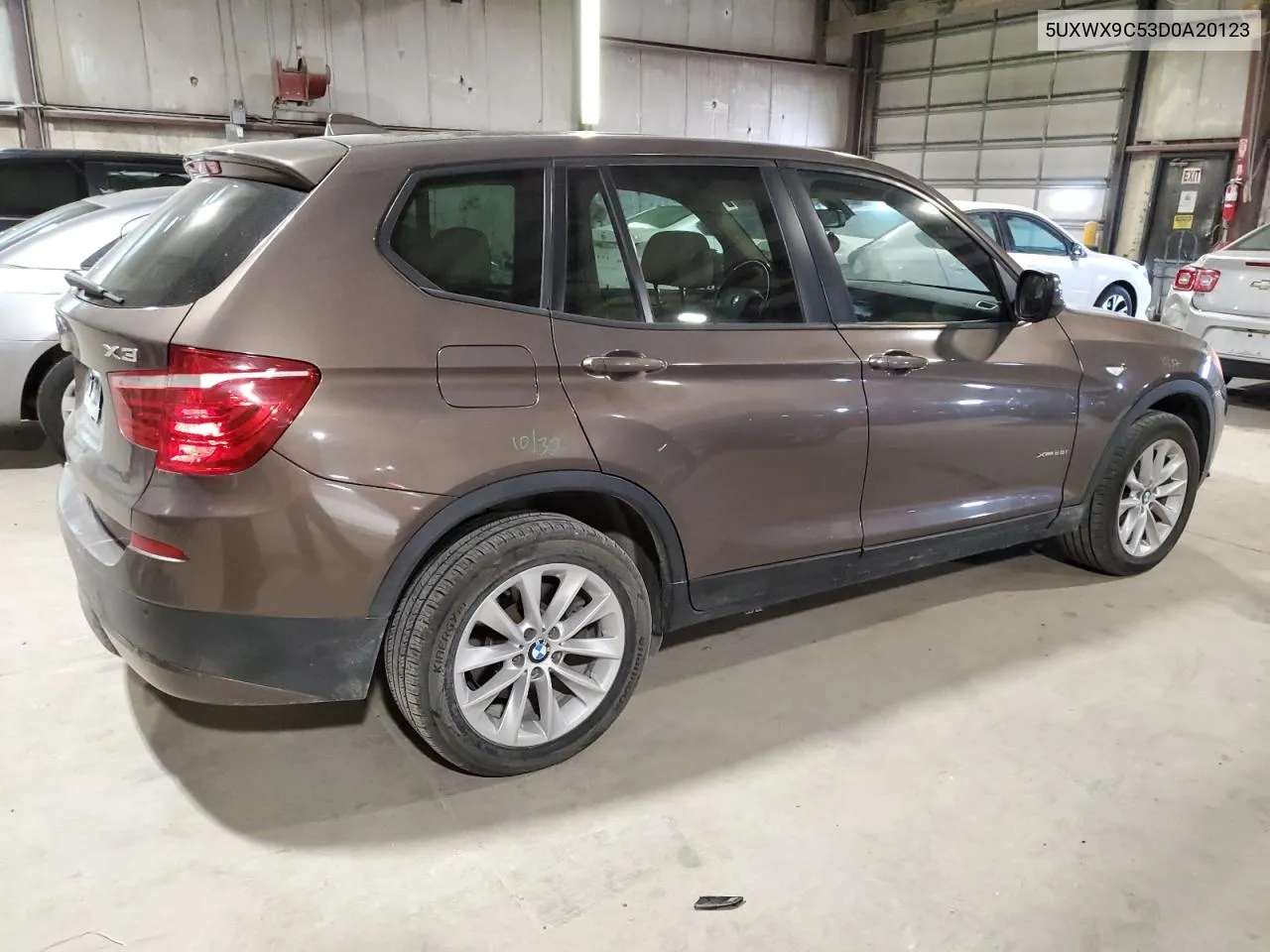 2013 BMW X3 xDrive28I VIN: 5UXWX9C53D0A20123 Lot: 73353264