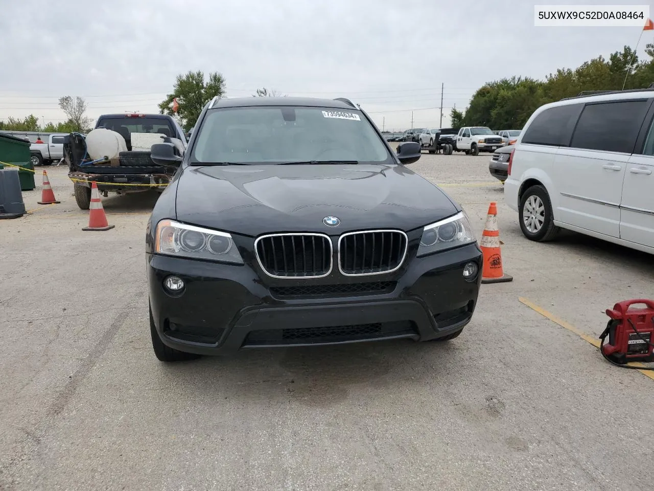 2013 BMW X3 xDrive28I VIN: 5UXWX9C52D0A08464 Lot: 73594634