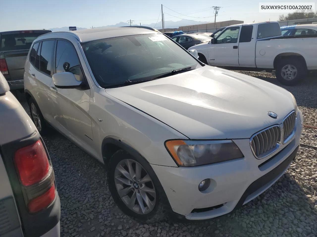 2013 BMW X3 xDrive28I VIN: 5UXWX9C51D0A20007 Lot: 74078584