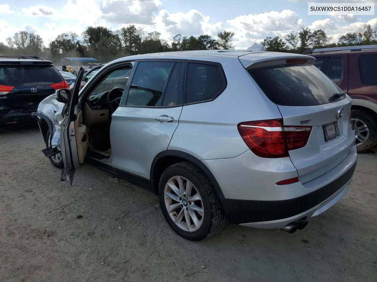 2013 BMW X3 xDrive28I VIN: 5UXWX9C51D0A16457 Lot: 74336744