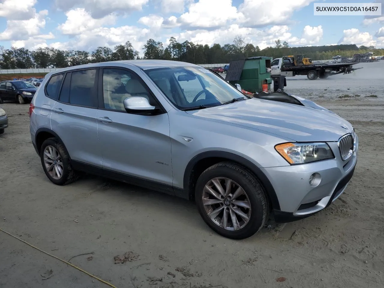 2013 BMW X3 xDrive28I VIN: 5UXWX9C51D0A16457 Lot: 74336744