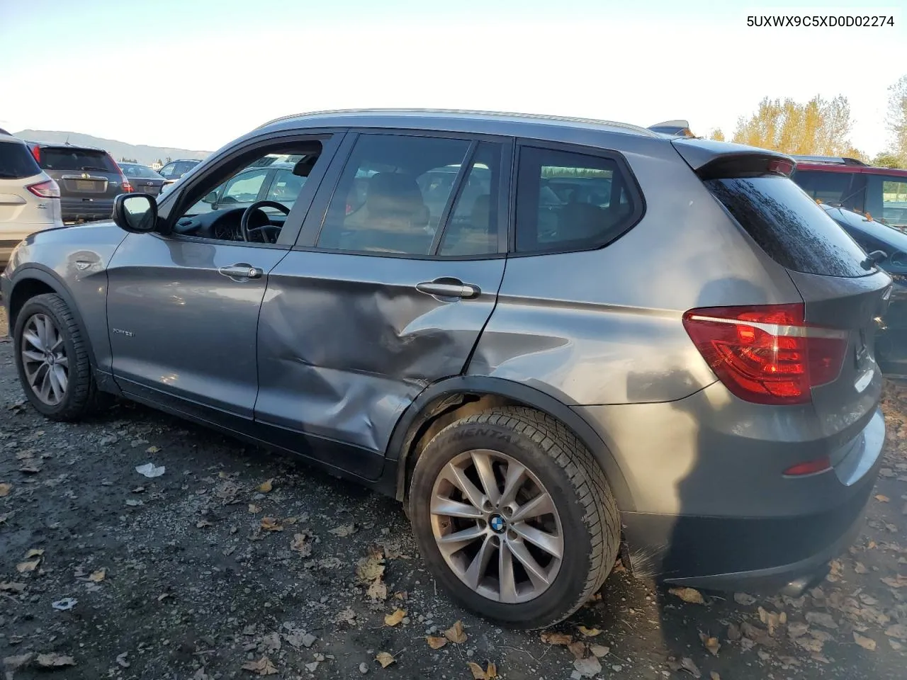 2013 BMW X3 xDrive28I VIN: 5UXWX9C5XD0D02274 Lot: 74712774